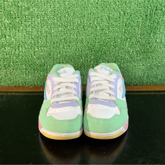Fila Multiverse Pastel Green Pink Blue Easter 3BM01380-149 Preschool Size 3Y - Picture 2 of 6